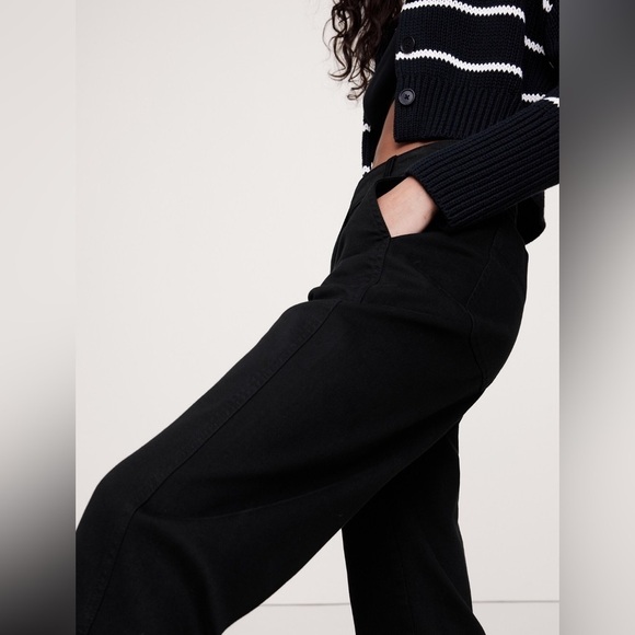 NWT! Banana Republic Black The Weekender Straight Leg Pant - Multiple Sizes 🔹 - Picture 3 of 15